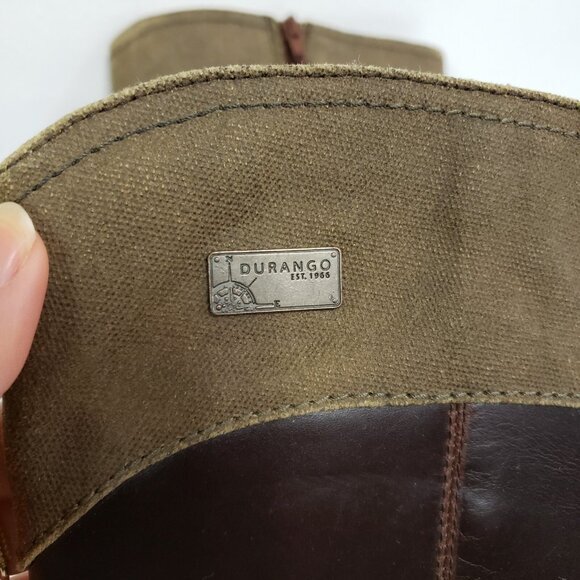 Durango Womens Leather Harness Riding Boots Size 7 Equestrian Country Barn Ranch - Picture 12 of 15